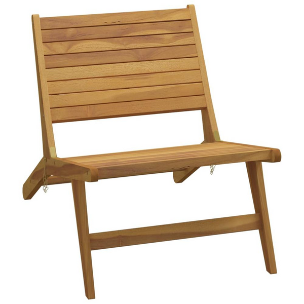 Premium Solid Teak Wood Patio Chair - Durable, Foldable Outdoor Seating