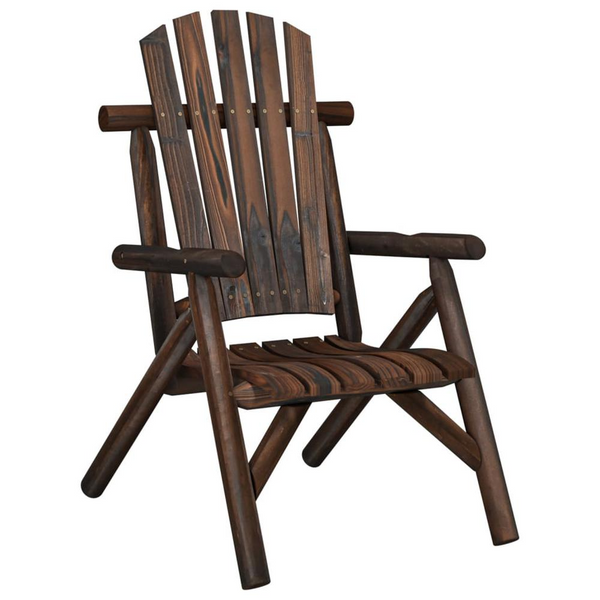 Premium Adirondack Wooden Patio Chair - Solid Spruce, 26.8"x33.9"x40.6"