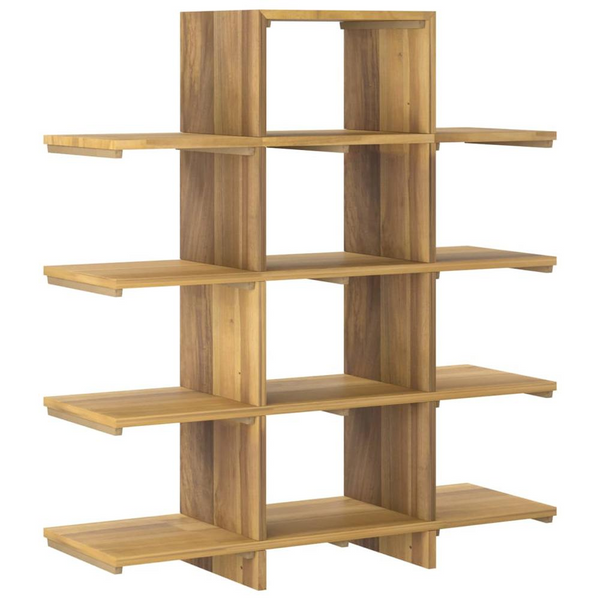 Solid Wood Teak Book Cabinet - 39.4"x11.8"x47.2" | Stylish & Durable Storage Solution