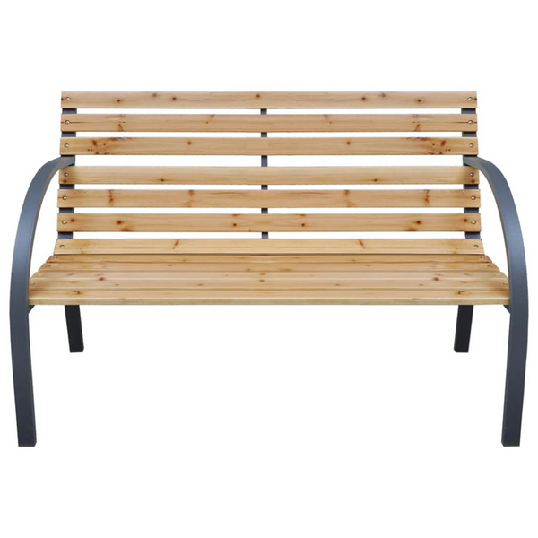 Patio Bench 44.1" Solid Wood Fir - Outdoor Garden Furniture