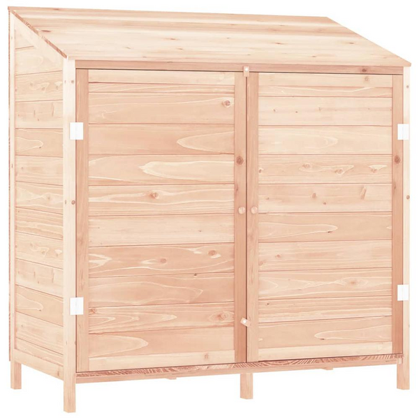 Solid Wood Fir Garden Shed 40.2"x20.5"x44.1" for Outdoor Storage