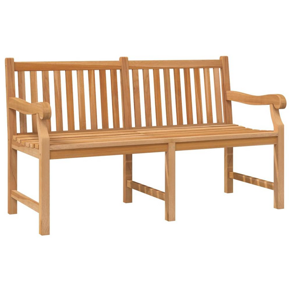 Stylish and Durable Patio Bench - 59.1" Solid Teak Wood for Garden & Outdoor Spaces