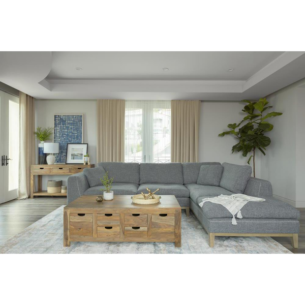 Persia 2-Piece Modular Sectional Grey - Enhance Your Living Room with Style and Comfort