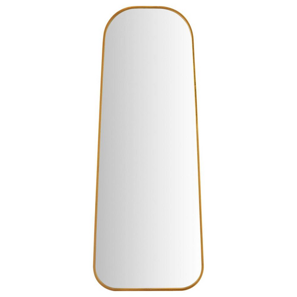 Simeon Metal Frame Full Length 51" Floor Mirror in Antique Gold - Sleek & Stylish - Perfect for Any Room