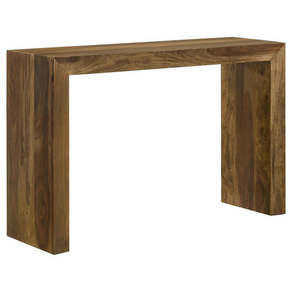 Odilia Rectangular Solid Wood Sofa Table - Auburn Finish | Sustainable Sheesham Wood Console