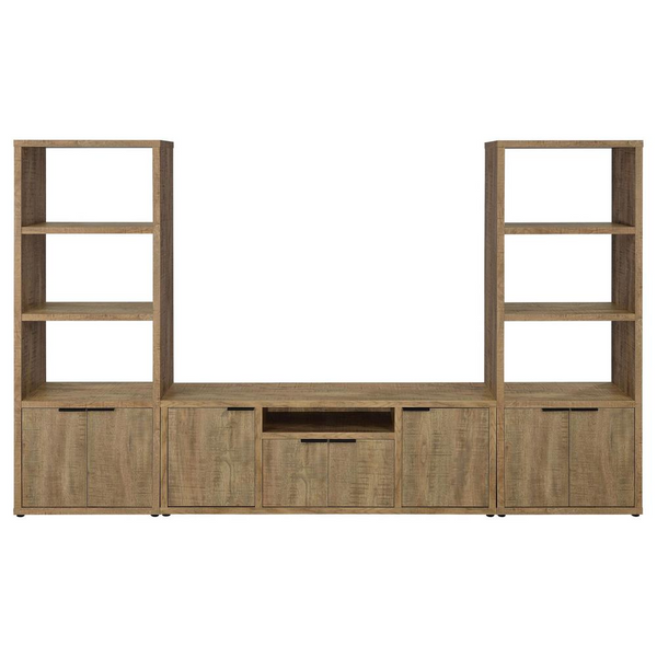 Tabby 3-piece Entertainment Center with 60" TV Stand - Mango Finish