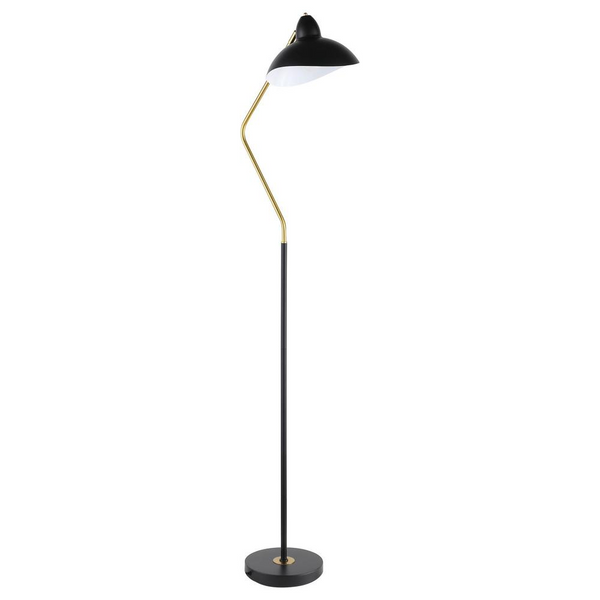 Lucien Floor Lamp Black - Contemporary Mid-Century Design