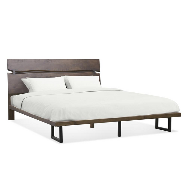 Pasco King Bed - Modern Rustic Solid Wood Platform Bed