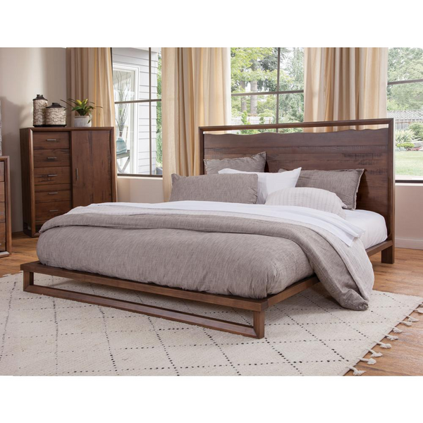 Lofton Queen Platform Bed - Modern Rustic Style for Your Bedroom