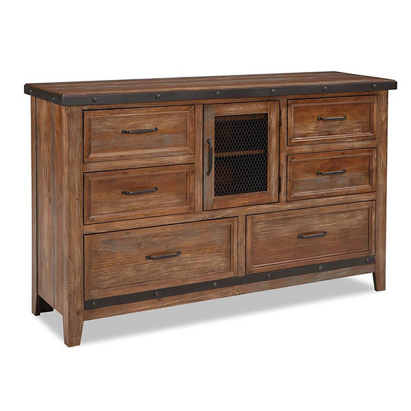 Shop the Dresser, 6 Drawers, 1 Door in Canyon Brown - High-Quality Furniture