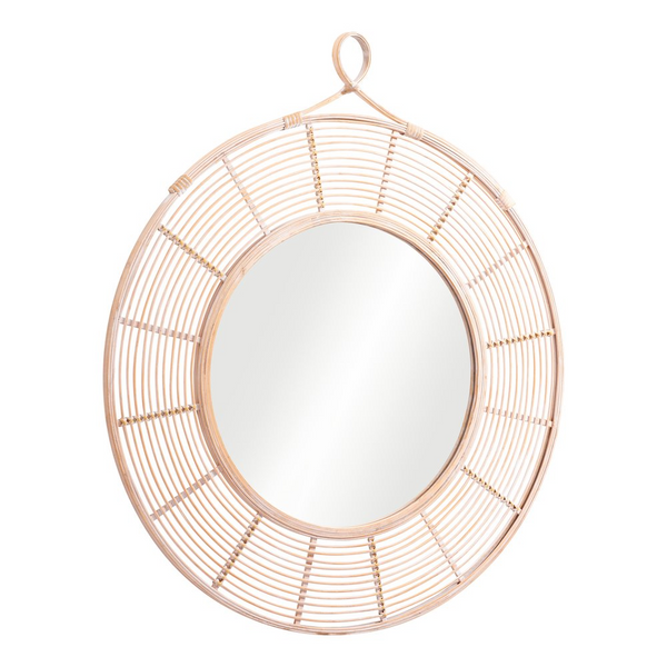 Lobo Mirror Natural - Modern Deco and Boho Chic Glam