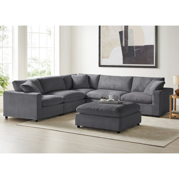 Casella Modular 6-Piece Sectional - Ultimate Comfort & Versatility for Your Home