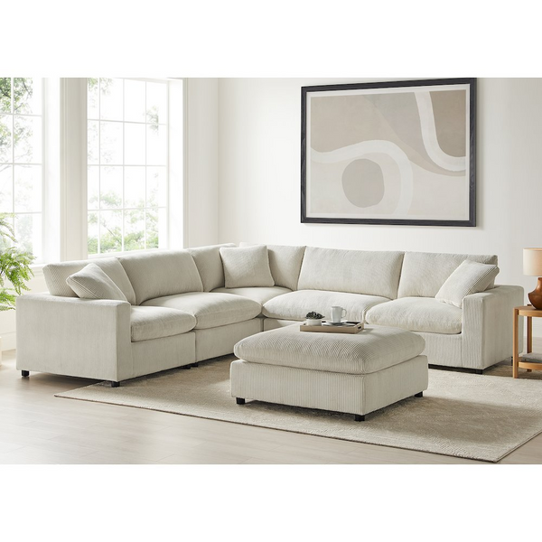 Casella Modular 6-Piece Sectional – Ultimate Comfort & Versatility