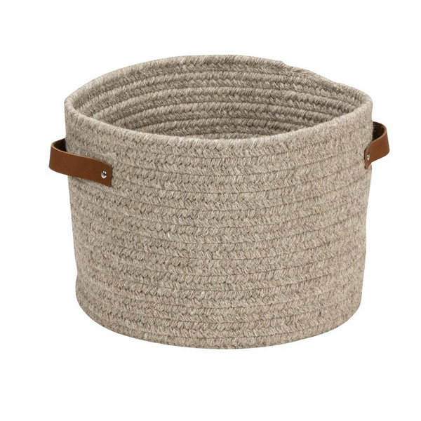 Monaco Basket - Grey 16"x16"x12" | Modern Farmhouse Decor