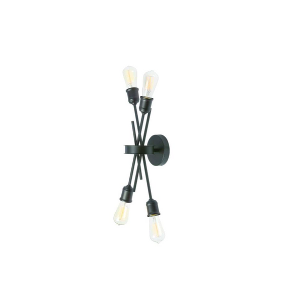 4LT Wall Sconce, Espresso Finish - Stylish and Functional Lighting