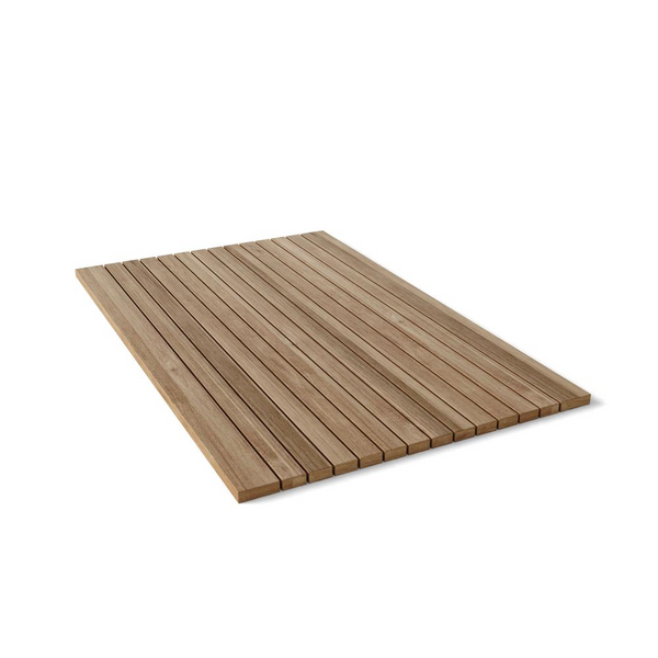 Rectangular Shower Mat | Premium Teak Wood | Water-Resistant