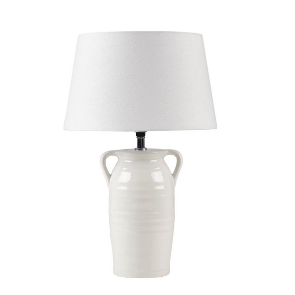 INK+IVY Everly Ceramic Table Lamp with Handles