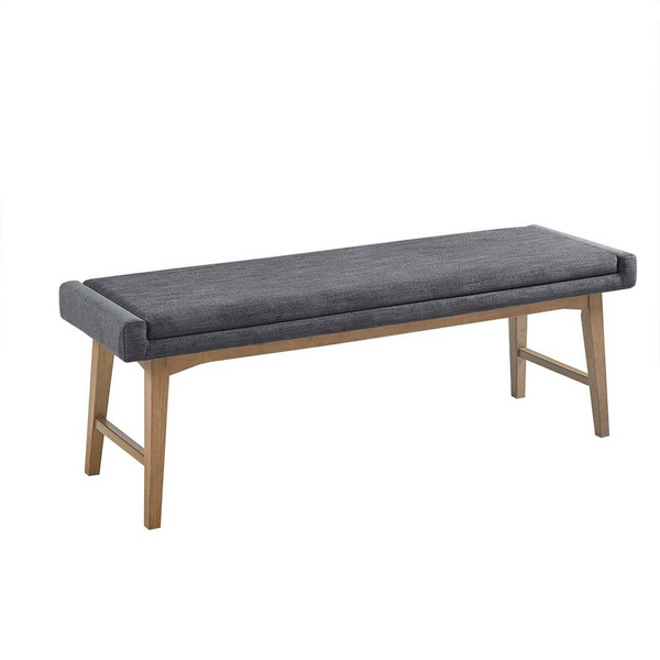 April Accent Bench - Mid-Century Upholstered Accent Bench | INK+IVY