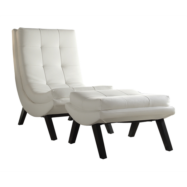 Tustin Lounge Chair and Ottoman Set | Sleek and Modern Design