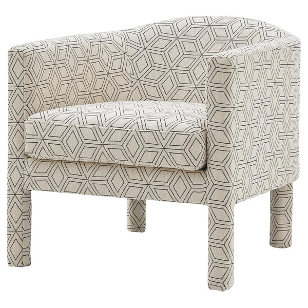 Jennifer Fabric Accent Arm Chair - Modern Contemporary Design, Cozy Comfort, Easy-Clean Upholstery